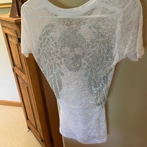 New w/o tag, Swarovski crystal tee/ small
